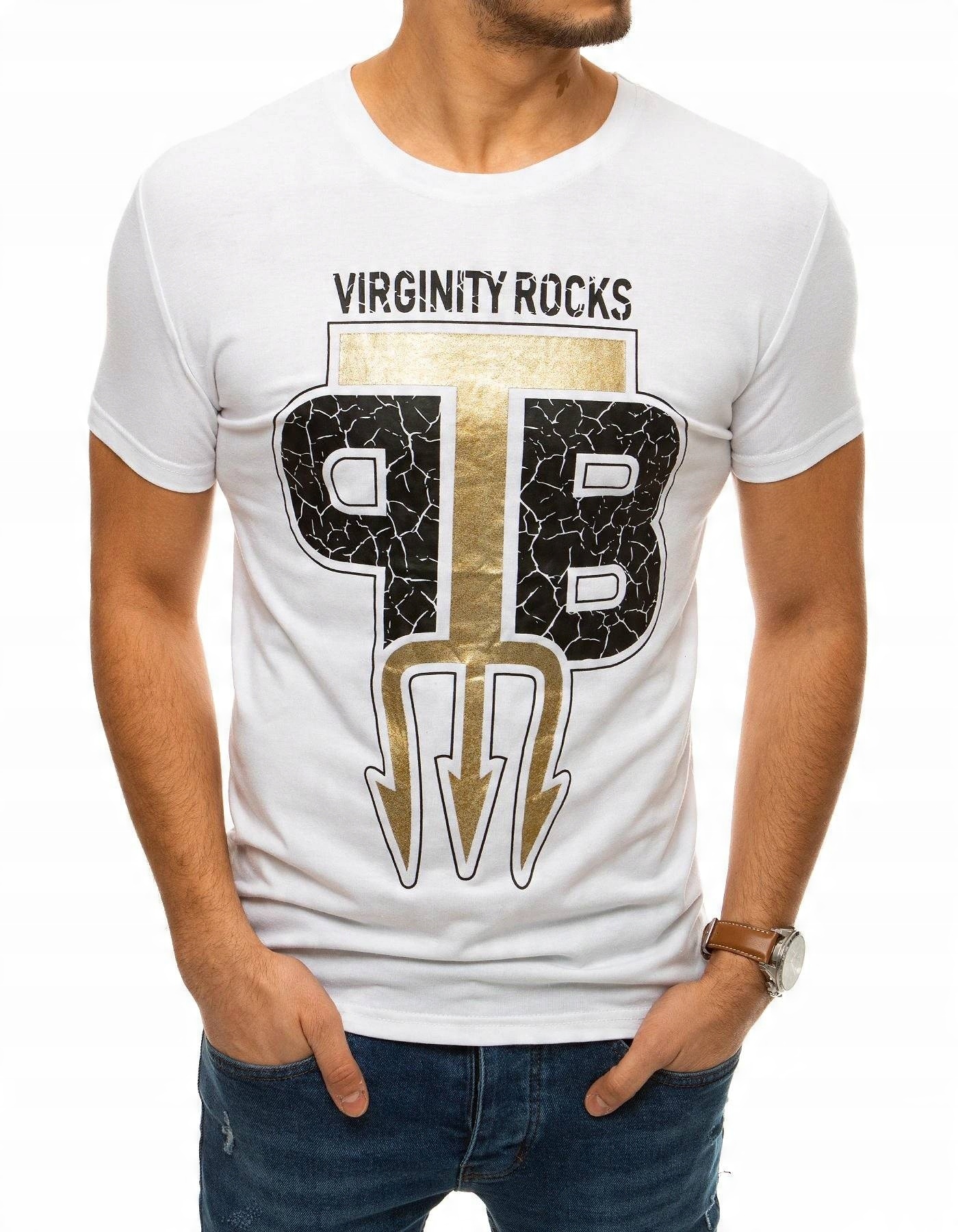 

Męska Koszulka T-shirt Z Nadrukiem rx4382 - M