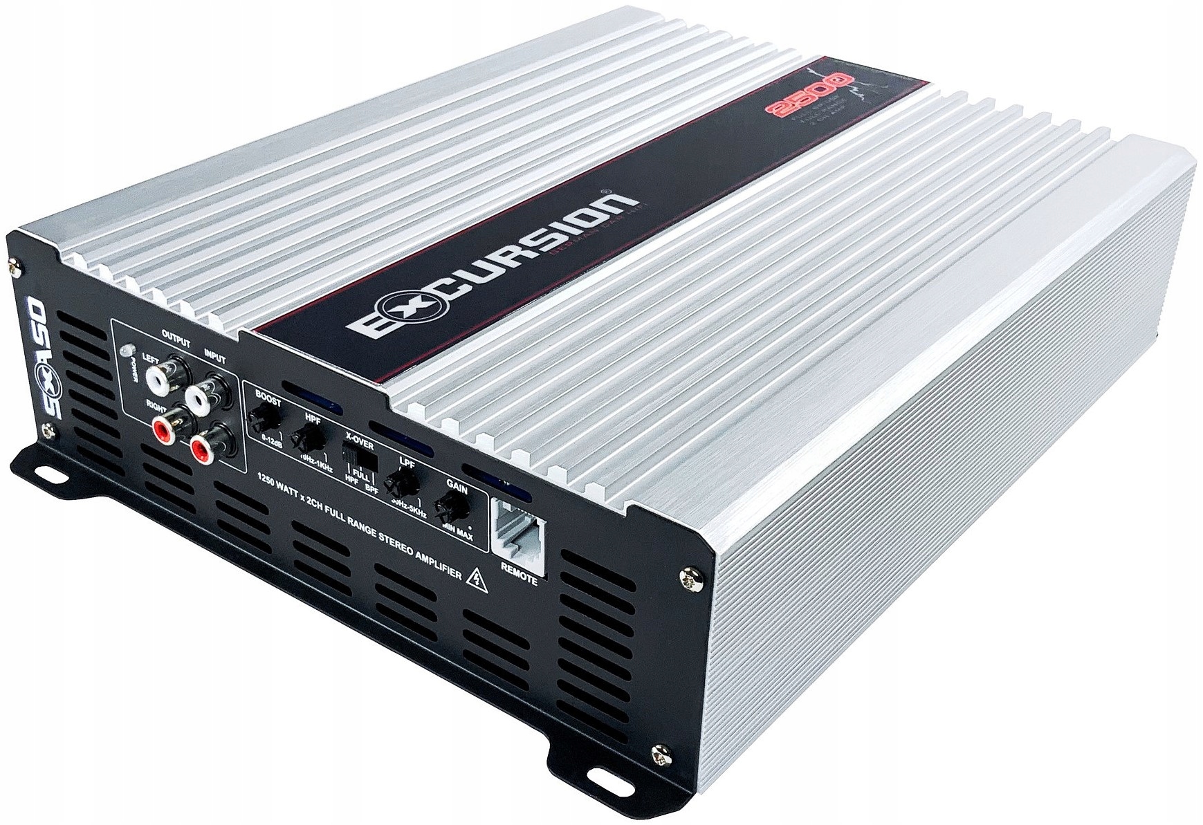 2 kanálový zosilňovač do auta 2x500-1250W/1x2500W Excursion SXA-50 Pro