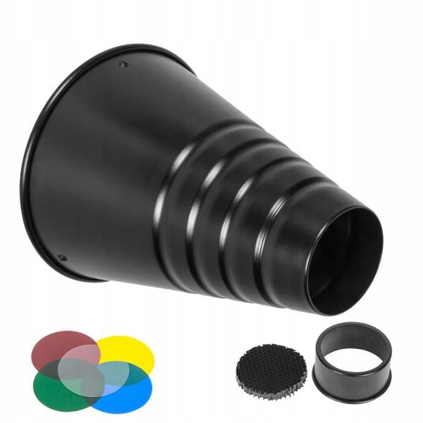 GlareOne snoot proudnice s medová plástev, 4 filtry