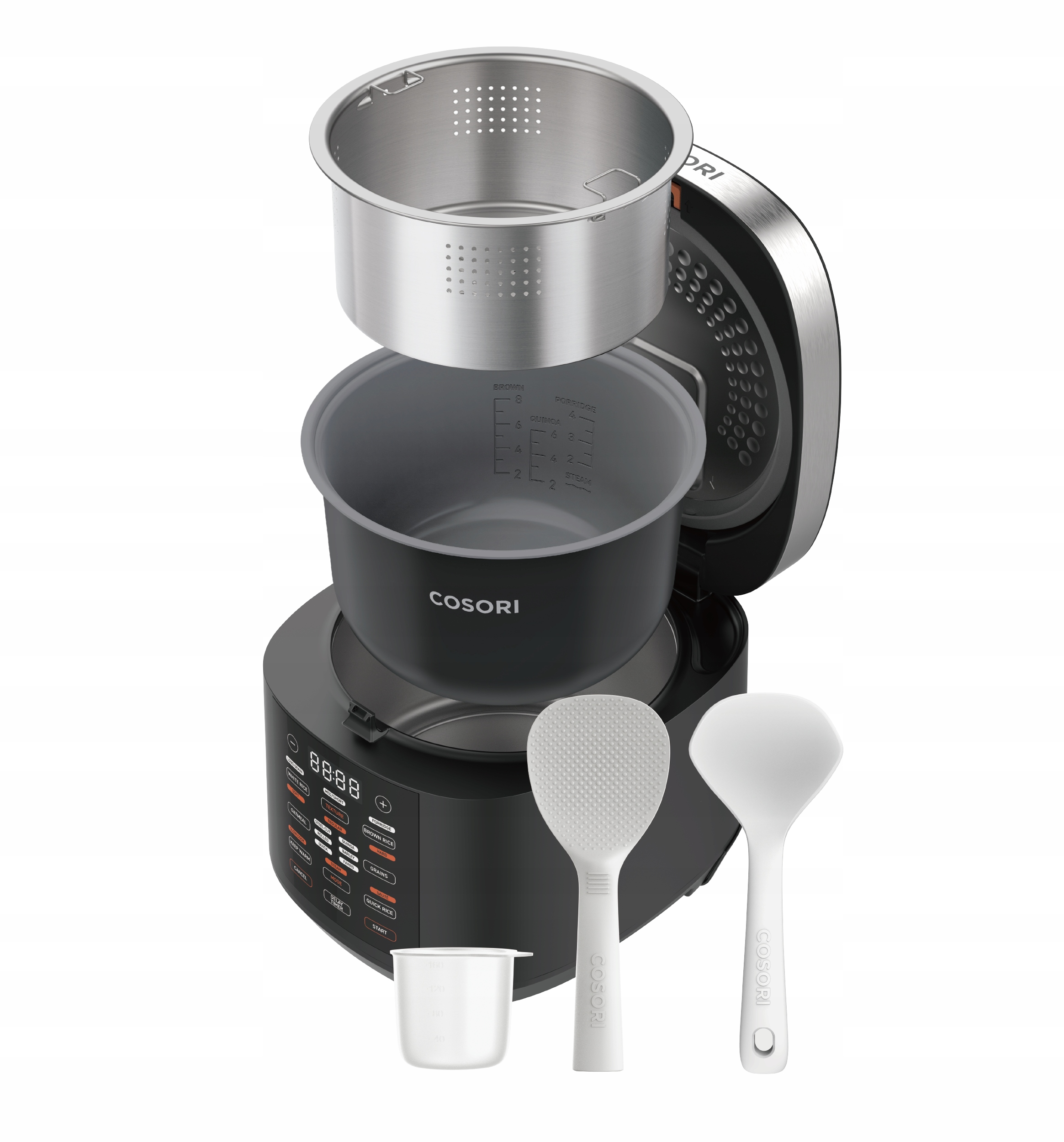 Pomalý hrnec Multicooker vaření v páře Multifunkční Cosori Černá970W 5L