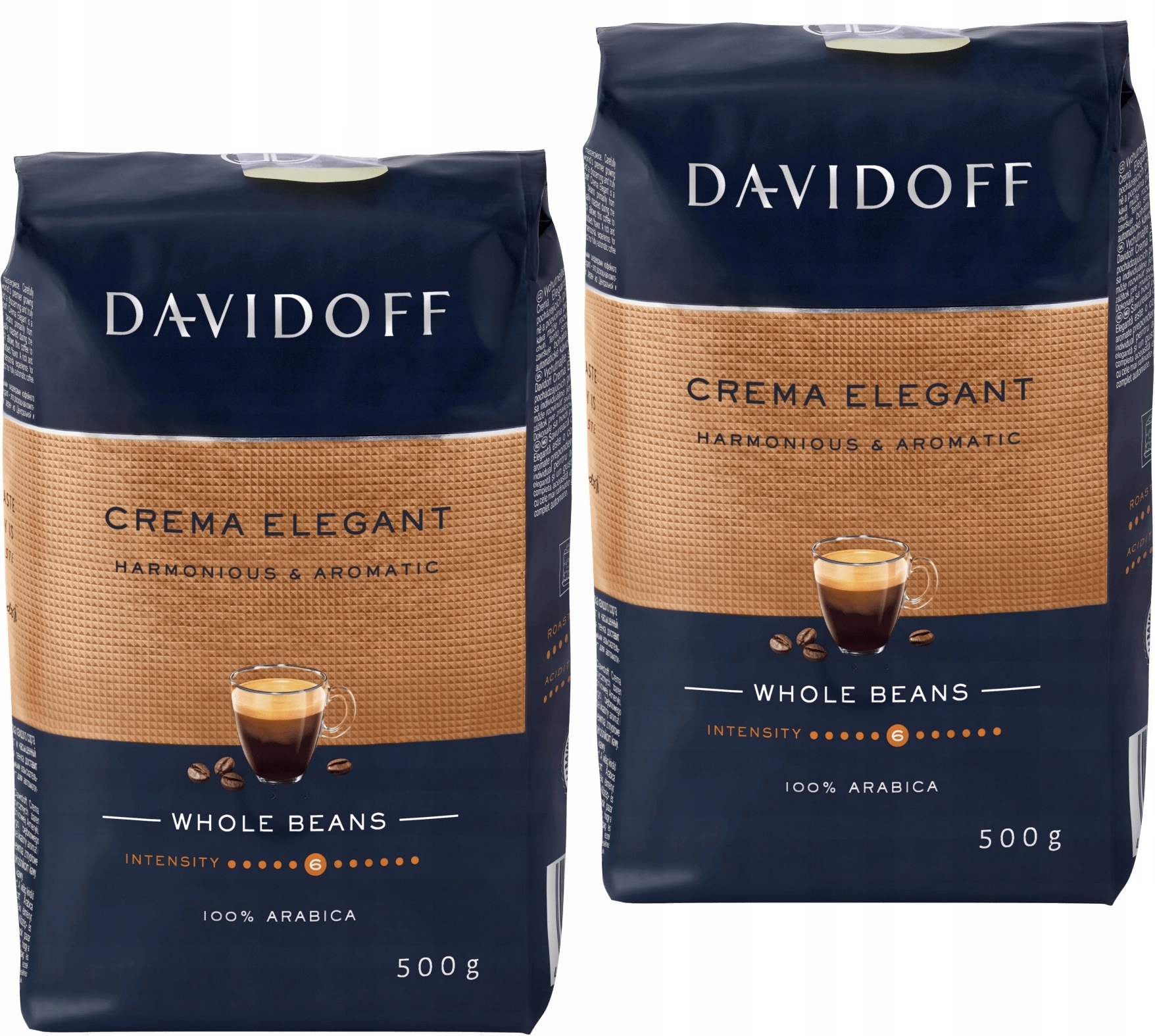 Kawa Davidoff Cafe Crema Elegant Ziarnista 2x 500g