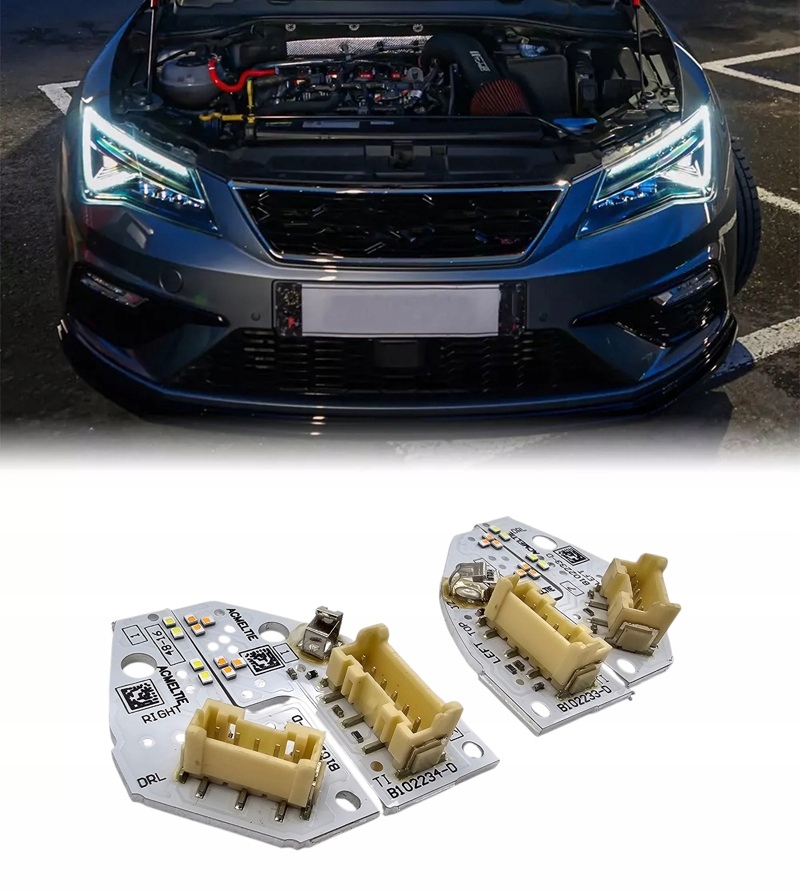 Moduly Csl Bílý Drl Leon III 5F Facelift 2017-2020 Efekt White Plug&play