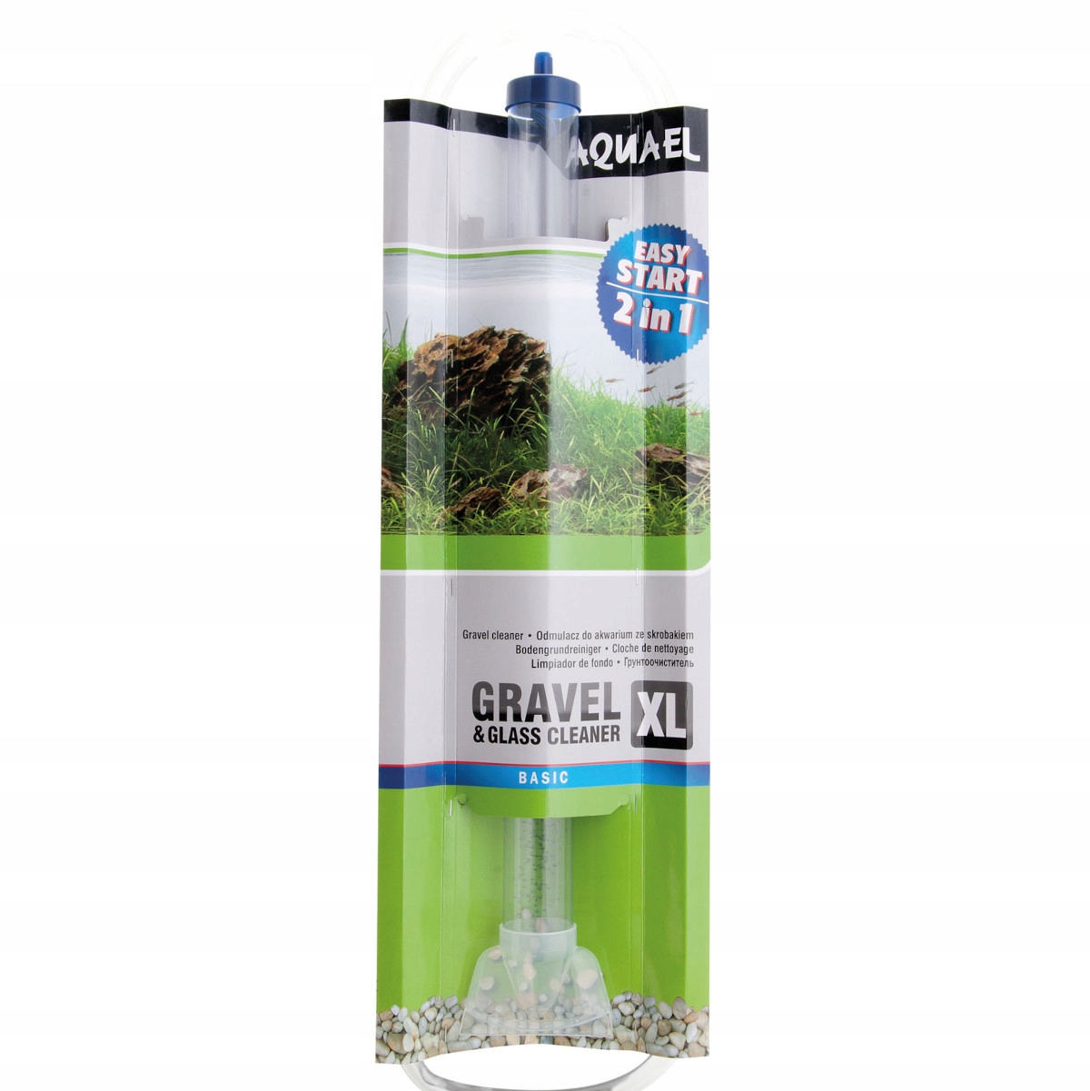 Levně Aquael Odmulčovač S Škrabkou Pro Akvárium 2v1 XL