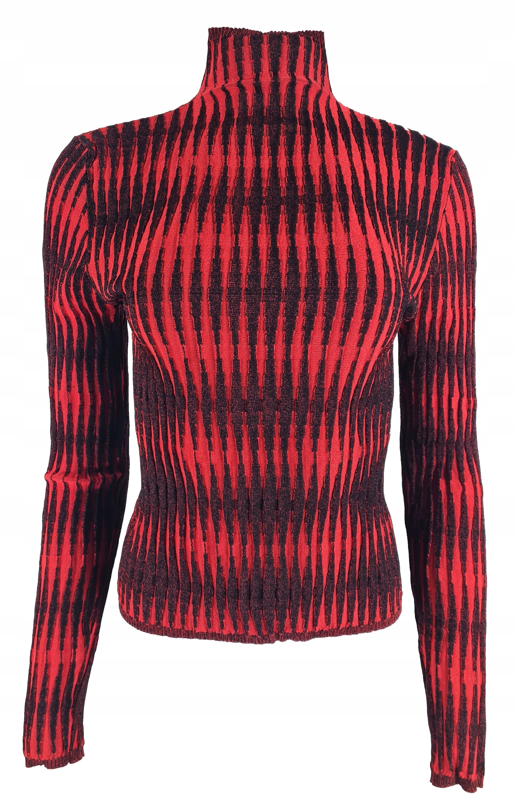 Chet Lo Red Black Svetr vel.38/42