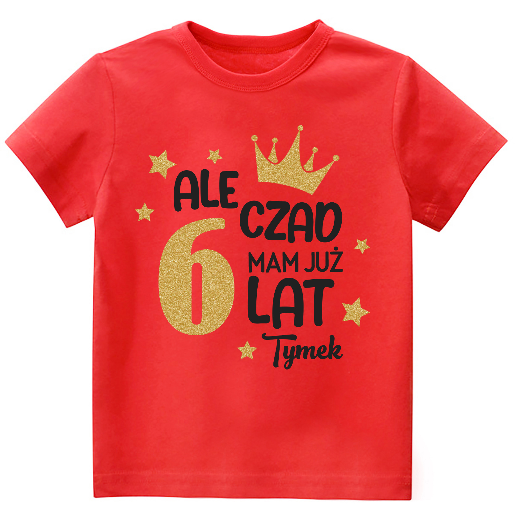 

Koszulka Urodziny Ale Czad Mam 6 Lat Brokat r. 122