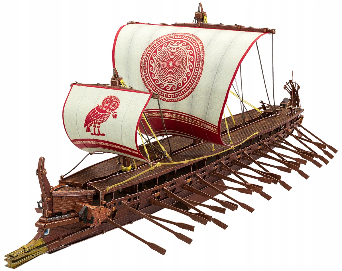 Metal Earth Grecki Okręt Trireme metalowy model 3D do składania