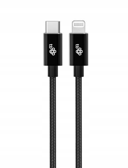 Tb Kabel Lightning MFi Usb C czarny 1m