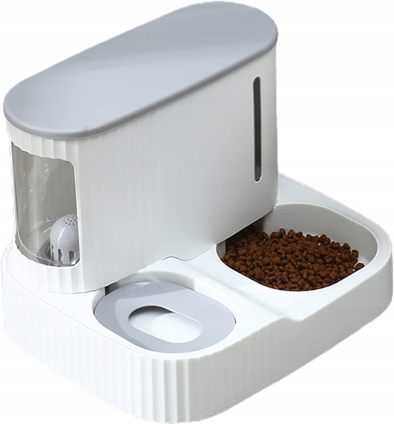 Podajnik Wody I Karmy Miska Dla Kota I Psa Dozownik 2W1 Poidło 3,85L