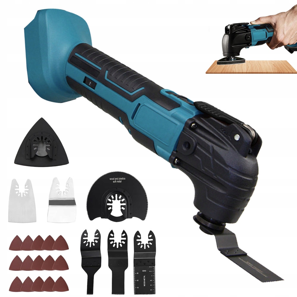 300W Multifunkční Vibrační Nástroj S 6 Rychlostmi Pro Broušení
