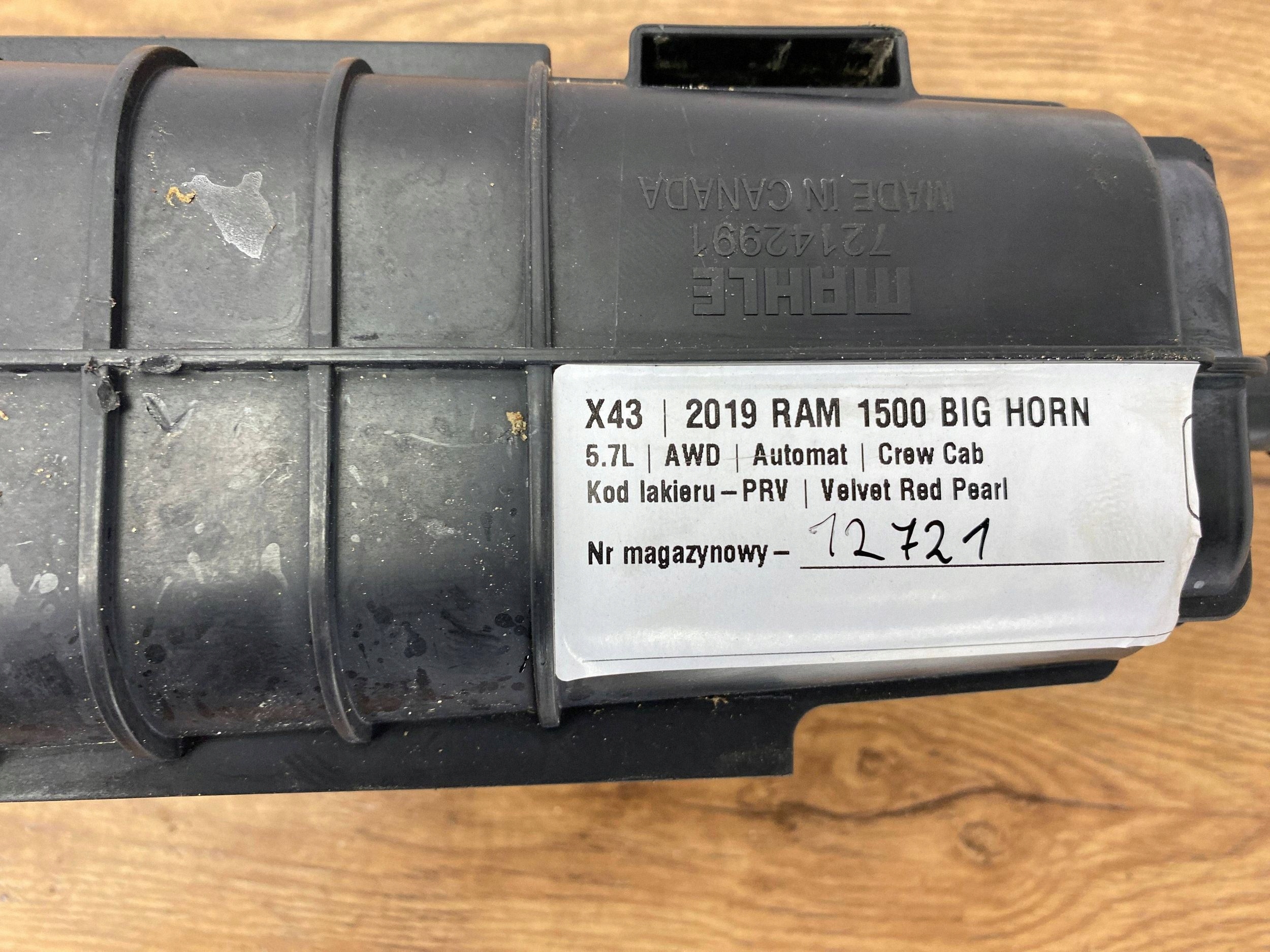 karbonski filter par goriva Ram 1500 DT 2019