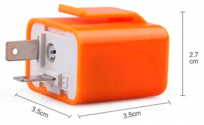 REGULOWANY PRZERYWACZ KIERUNKOWSKAZÓW LED 2PIN 12V Numer katalogowy części 172V154