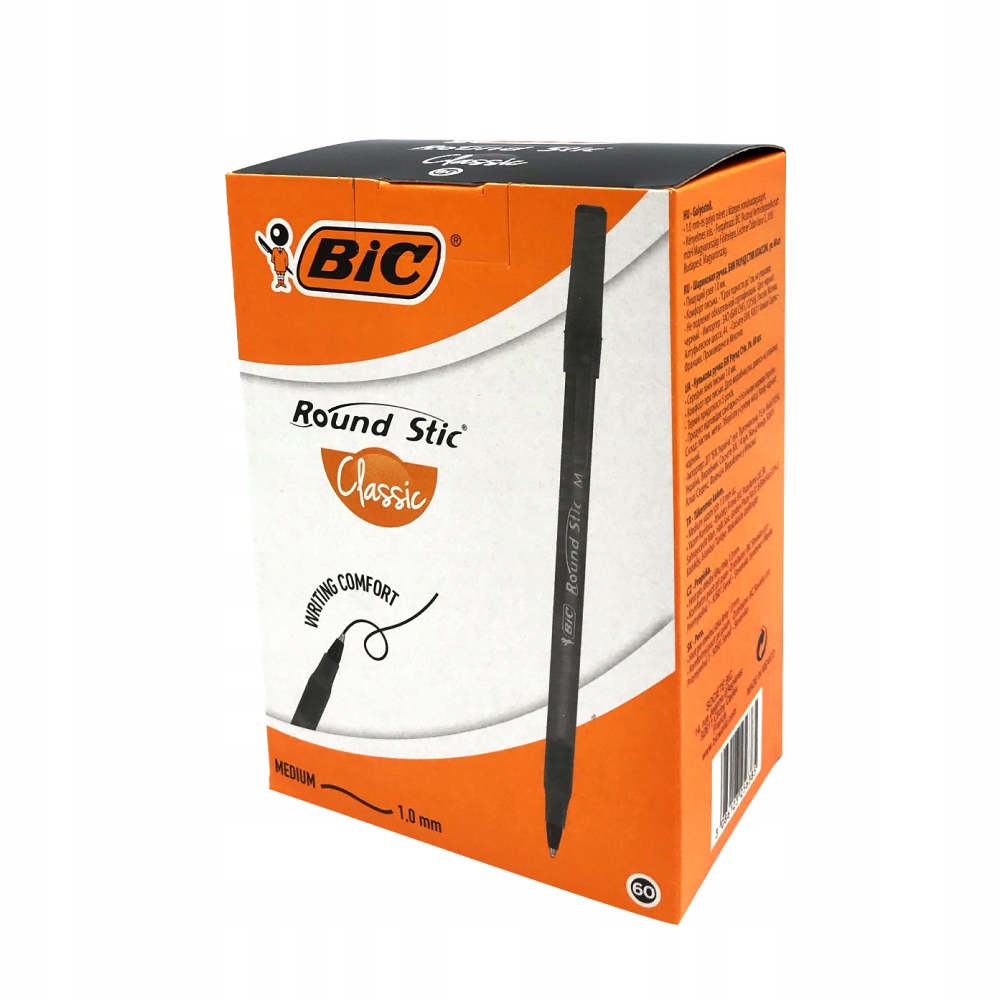 

Długopis Biurowy Bic Round Stic Czarny 60szt