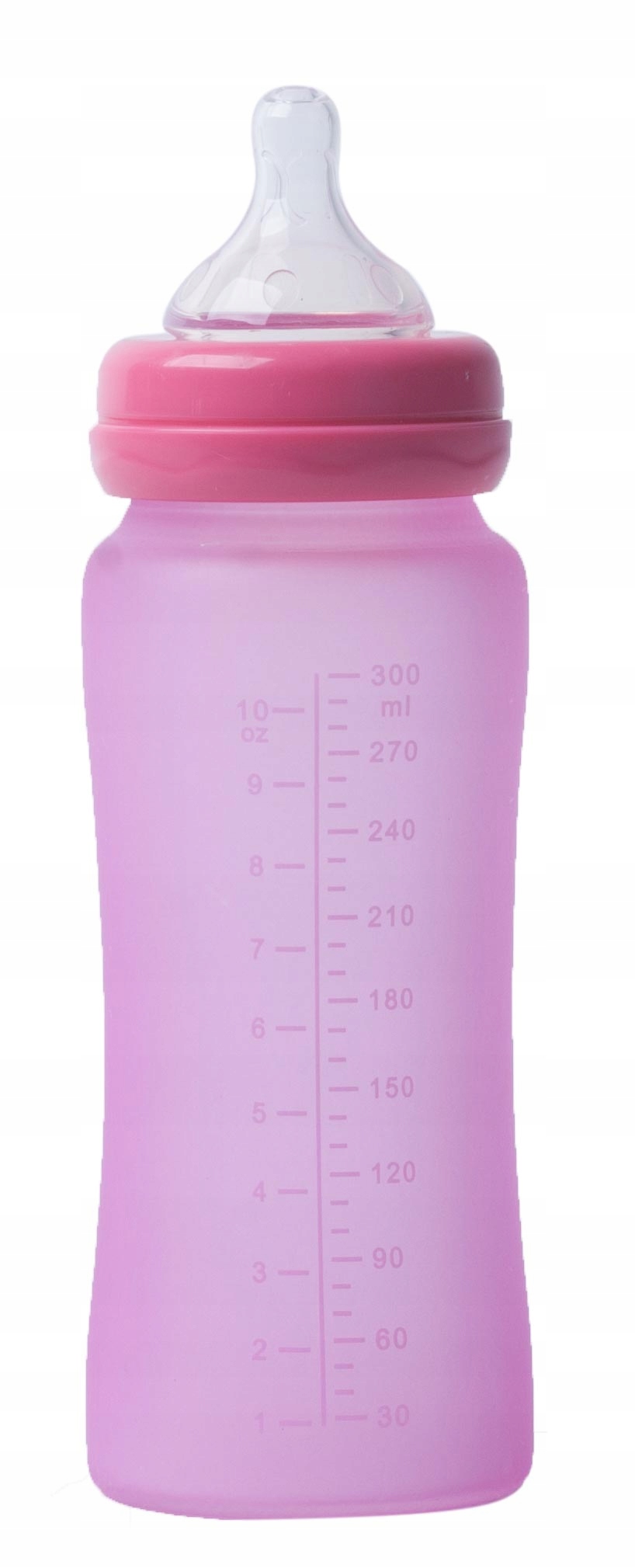 БО джунгли стеклянная бутылочка для кормления розовый 300 мл возраст ребенка 0 м+