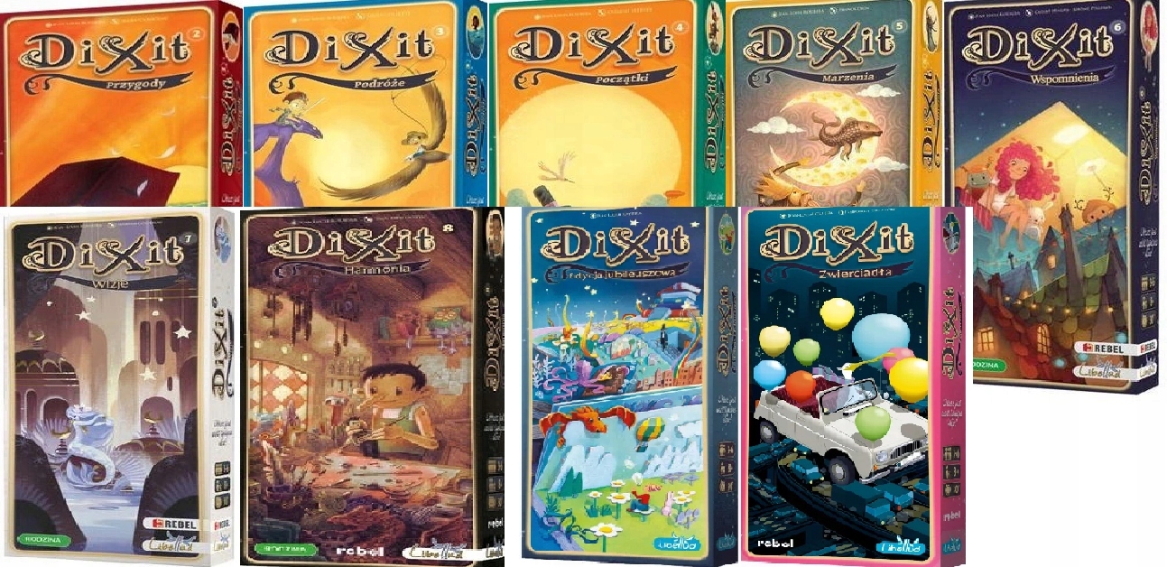 Dixit gra rodzinna +2+3+4+5+6+7+8+9+10