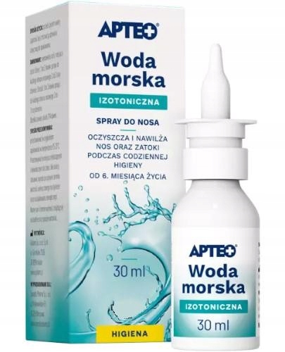 

Apteo woda morska izotoniczna spray do nosa 30 ml