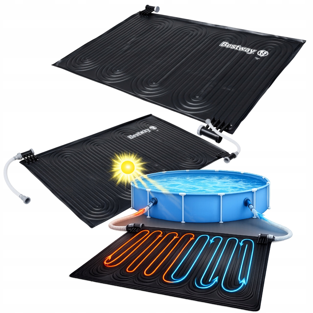 Solární topný modul do bazénu