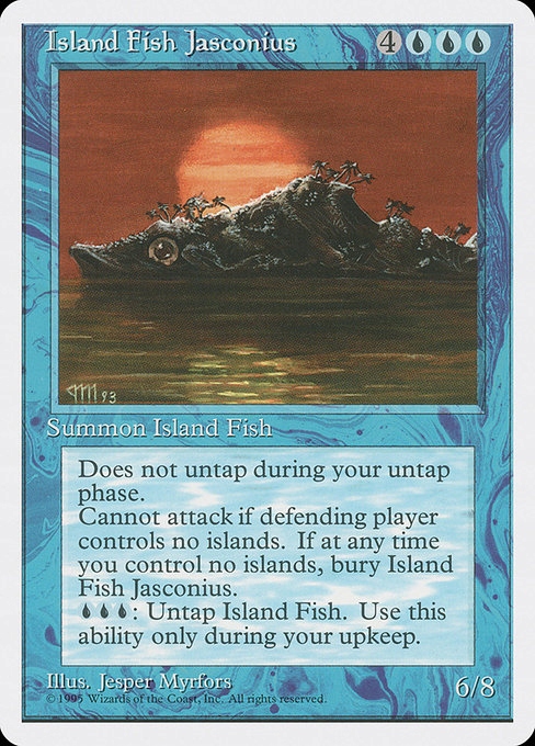 MtG: Island Fish Jasconius (4ED)