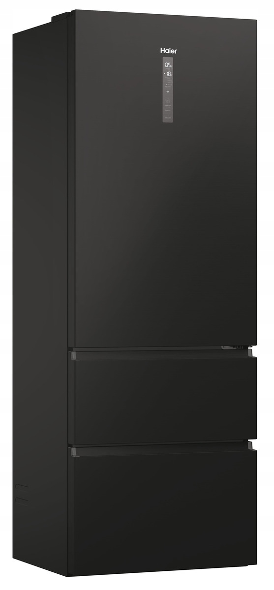 Lodówka Haier HTW7720ENPT No frost 200.6 cm Czarna