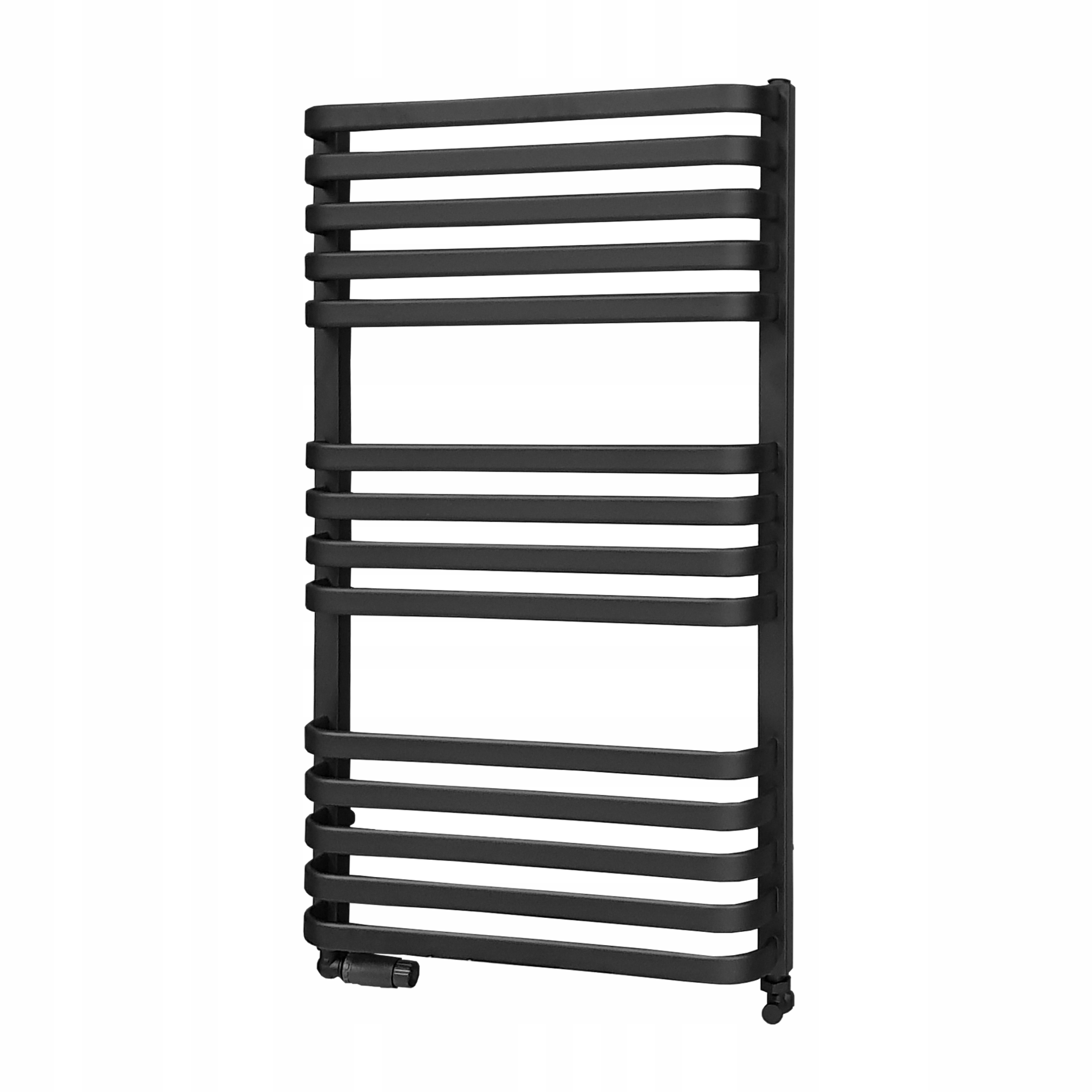 Koupelnový radiátor Luxrad Piatto 93,4 x 53 cm Zbd černý 516 W