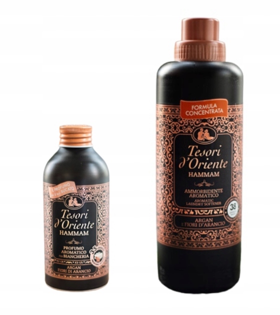 Levně Sada Tesori d'Oriente – tekutý přípravek parfém do prádla Hammam