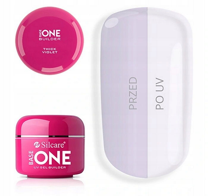 

slay Żel Base gel One Violet Thick 50g silcare Uv