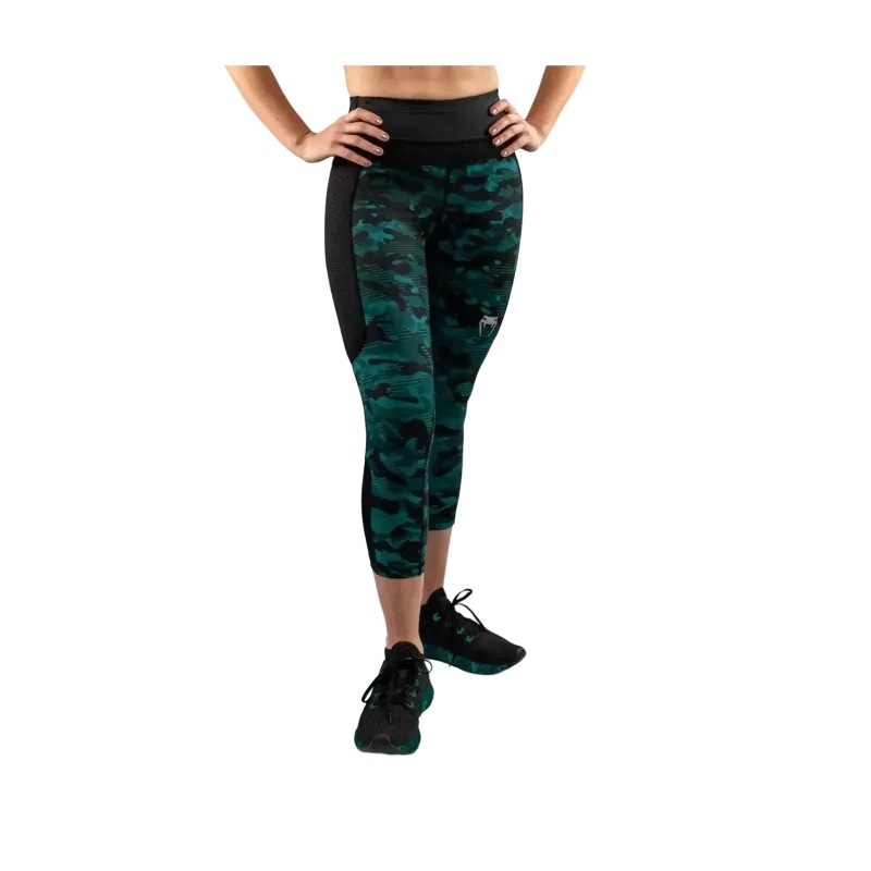 Leginsy Dla Kobiet Venum Defender Crop Czarny S