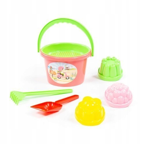 

Zestaw Do Piasku Wiaderko, Łopata, Foremki Polesie