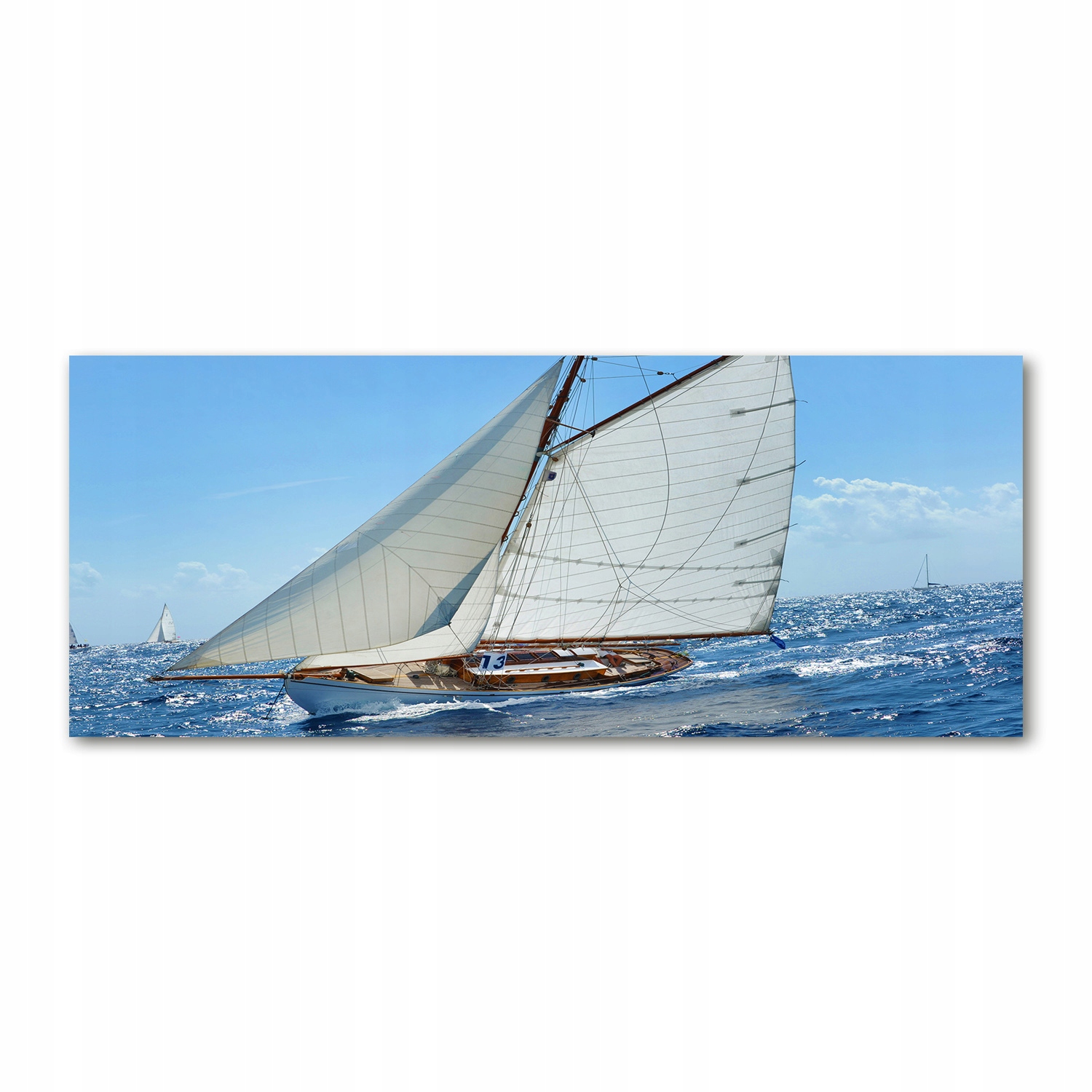 

Foto obraz duży na szkle akrylowym Jacht 125x50cm