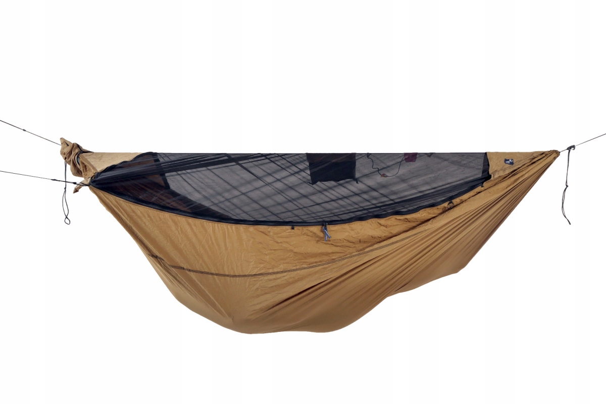 Ticket To The Moon Hojdacia sieť Pro s moskytiérou 325 x 170 cm Brown/Black