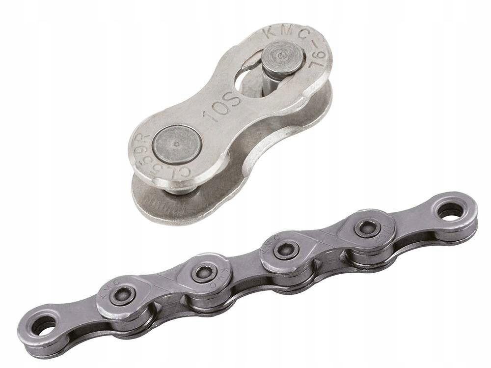 Łańcuch rowerowy Kmc X10.73 szary 10-rzędowy 116 ogniw folia