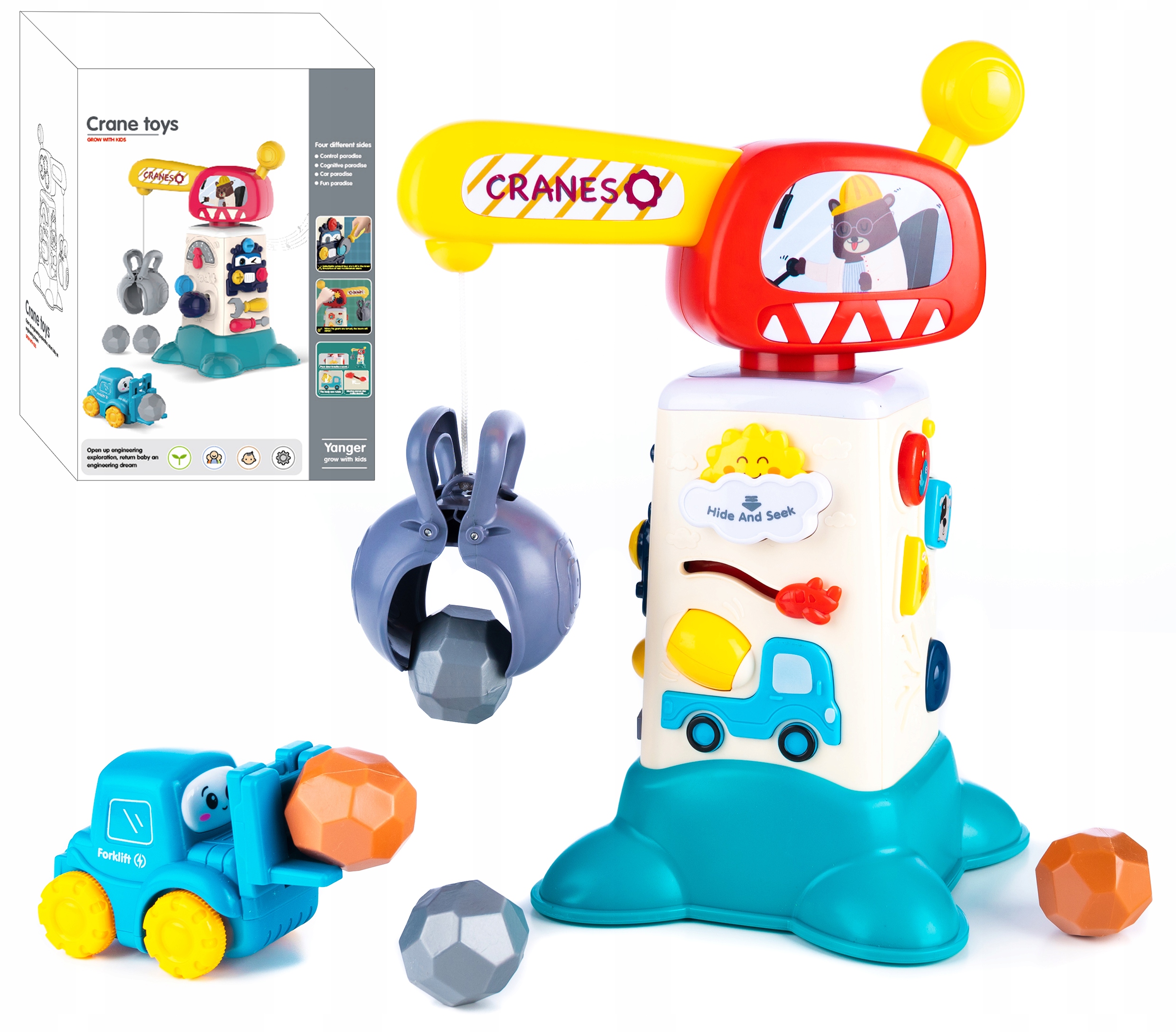 

B16N Interaktywny Dźwig Edukacyjny + Wózek Widłowy