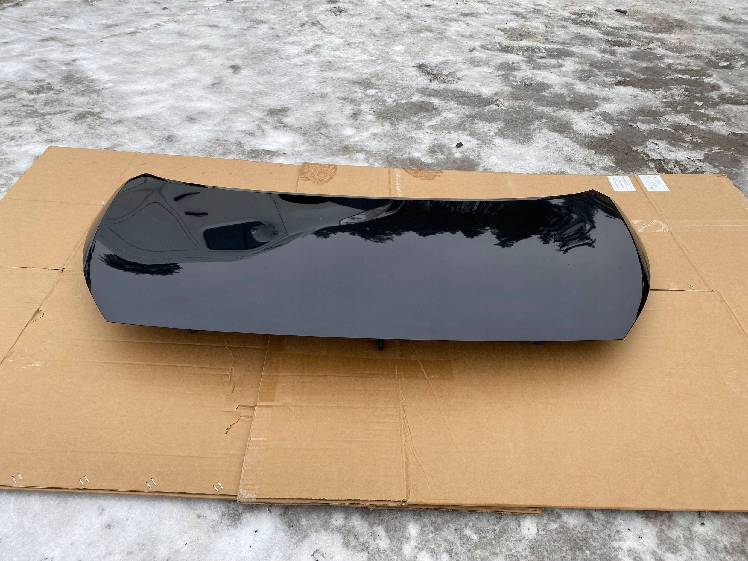 KIA PICANTO III originál complete bonnet cover front ABP black
