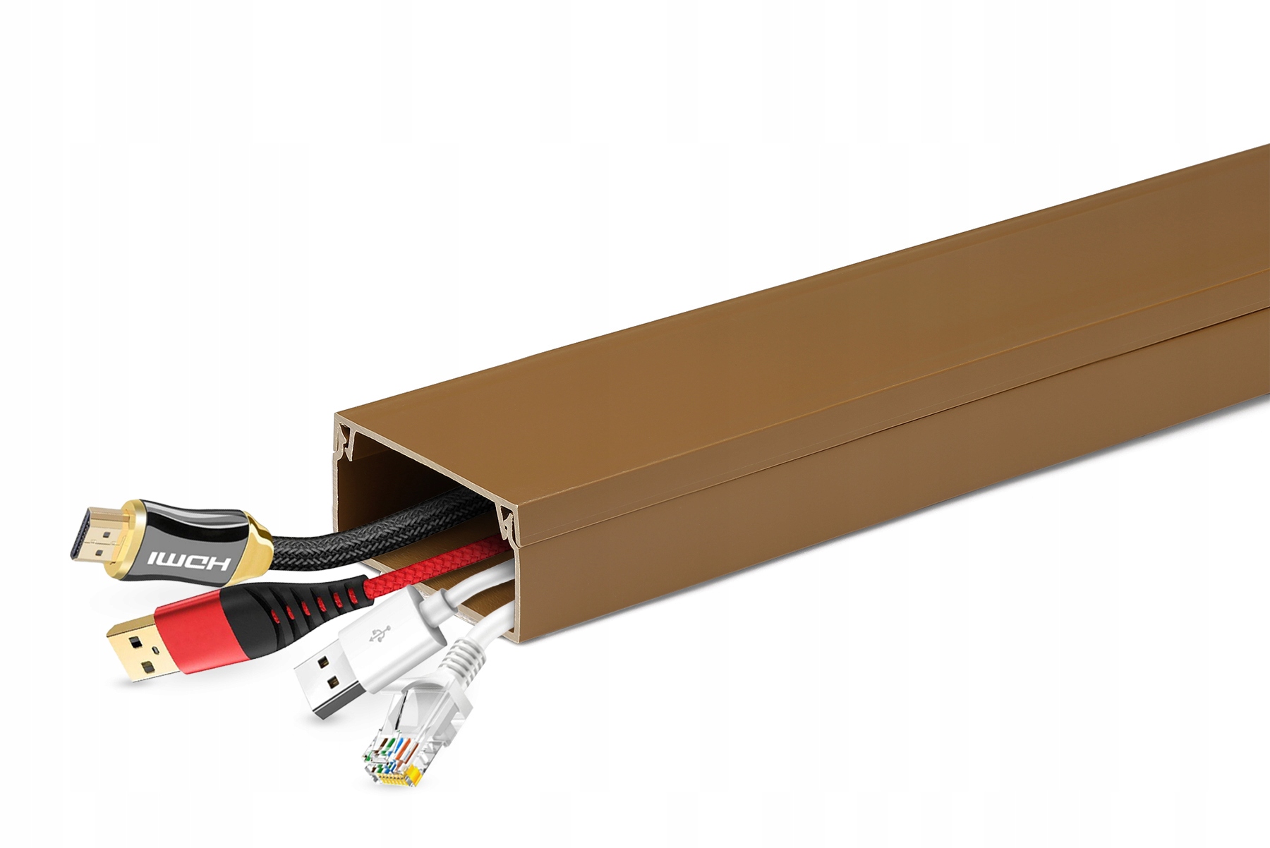 LISTWA MASKUJĄCA DO KABLI RTV SAMOPRZYLEPNA 100 cm Marka Interlook