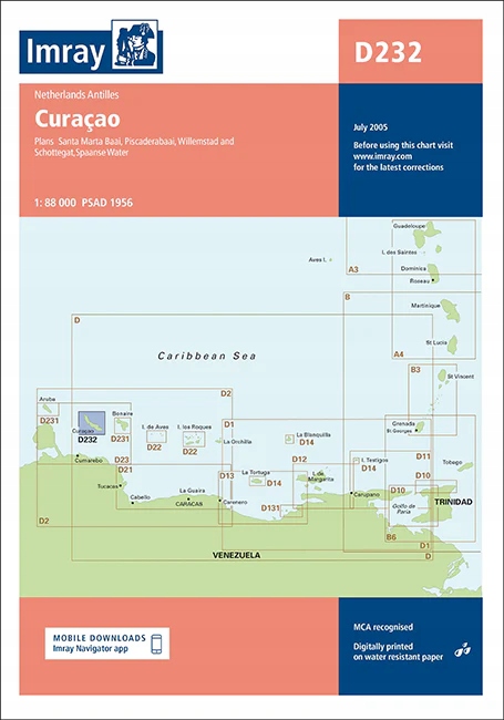 Imray D232 Curacao