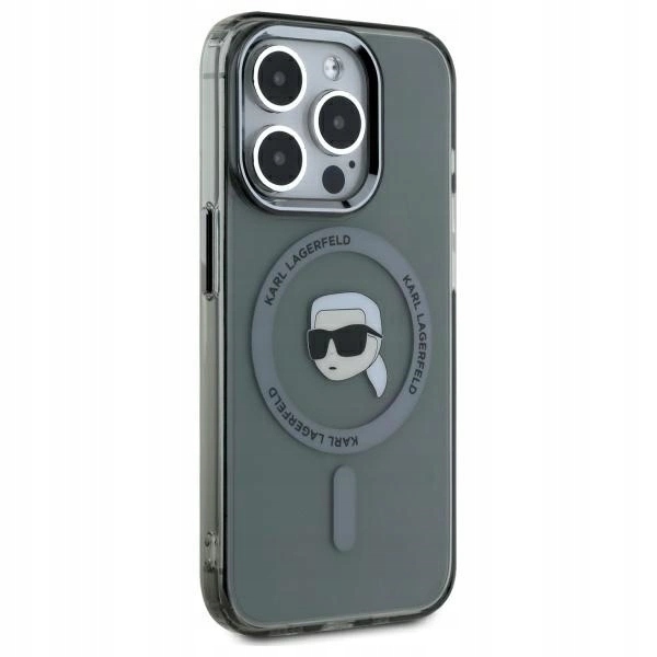 Karl Lagerfeld Pouzdro Na Telefon Pro Iphone 15 Pro S Kovovým Logem