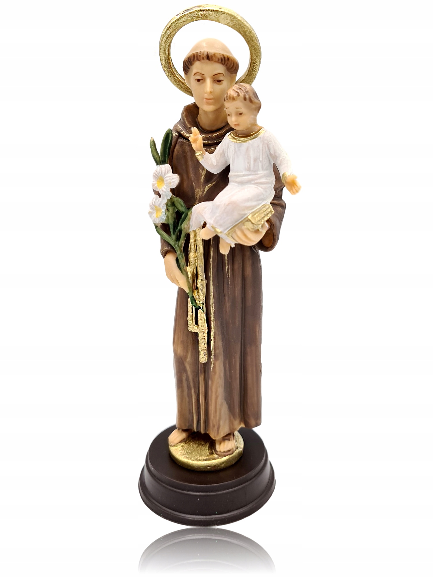 

Figurka Św. Antoni 15,5 cm ręcznie zdobiona