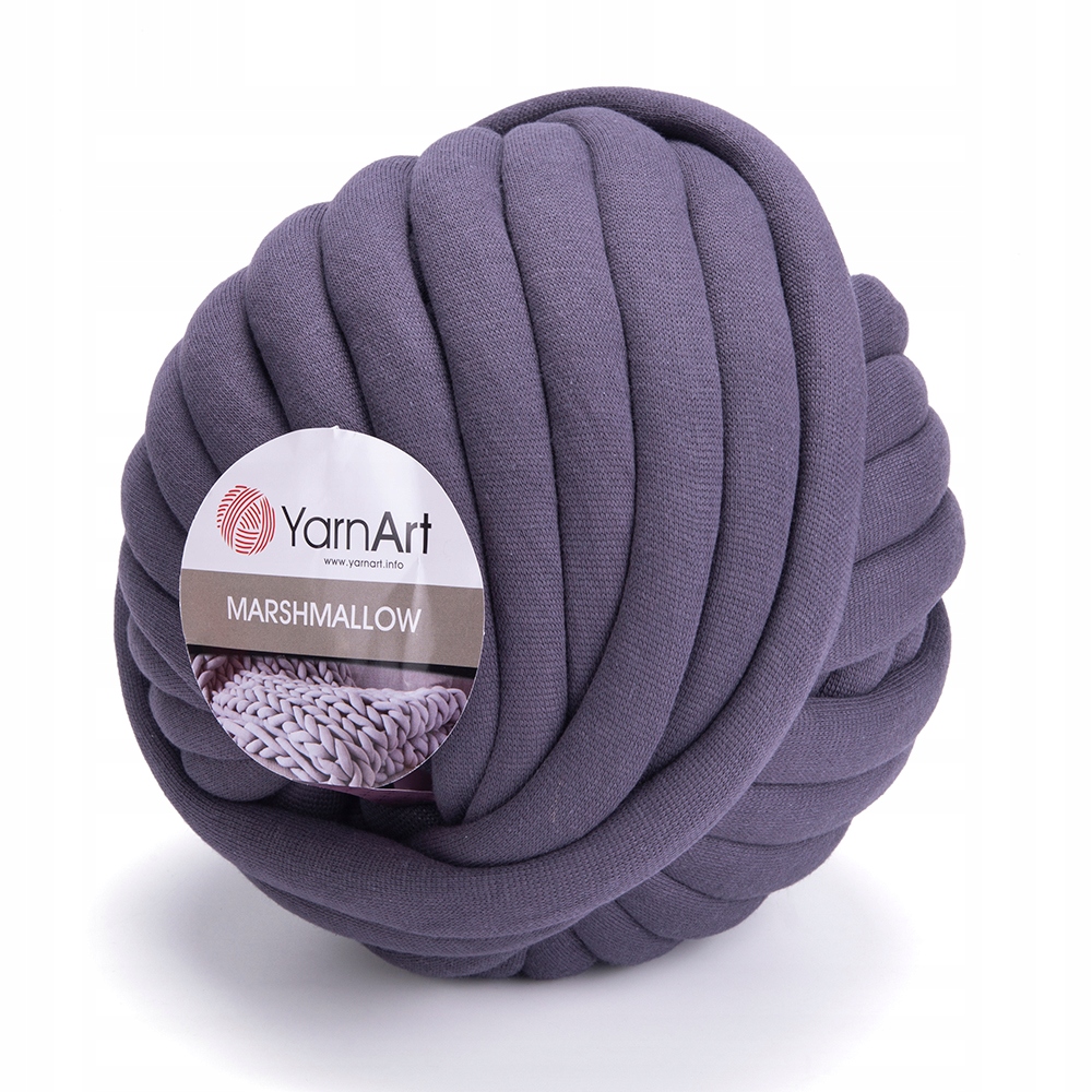 Yarnart Marshmallow tlustá tunelová příze plněná šňůrkou home 908