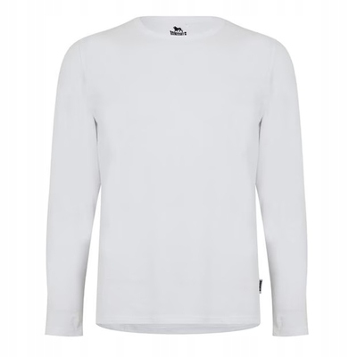 Lonsdale Pánske tričko s dlhým rukávom biele, Veľkosť L