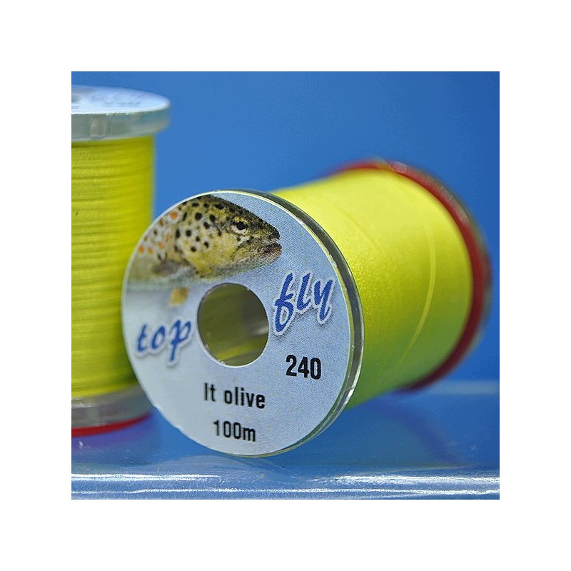 Top Fly Thread 240 100m Lt. Olive