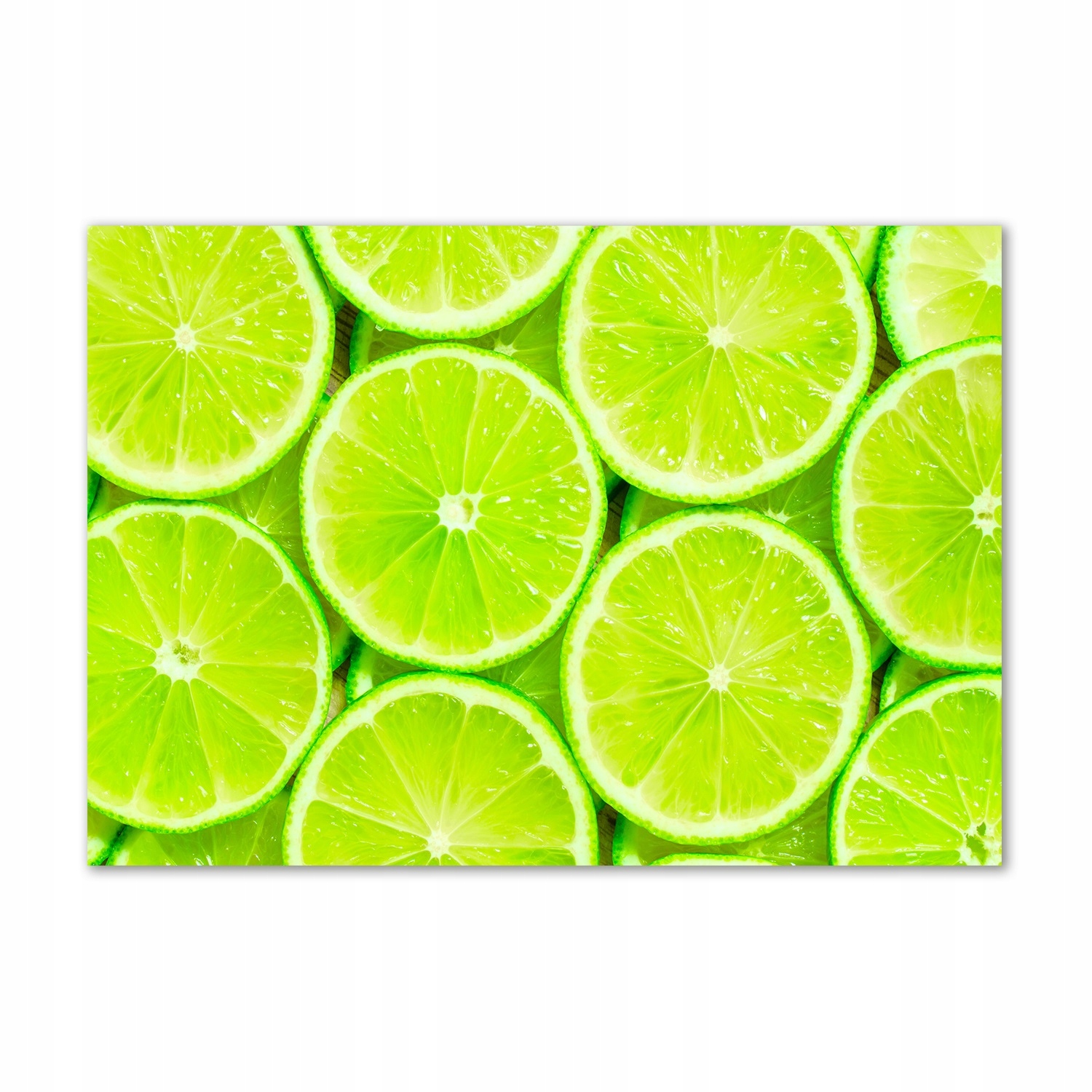 

Fotoobraz na ścianę szkło hartowane Limonki 100x70