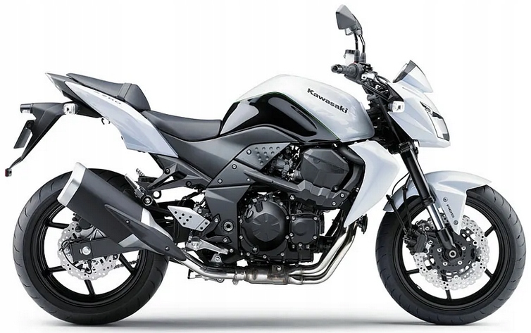Samolepky Na Motocykl Juula Pro Kawasaki Z Roku 750 2009 Bílo-černé 25Y 8H