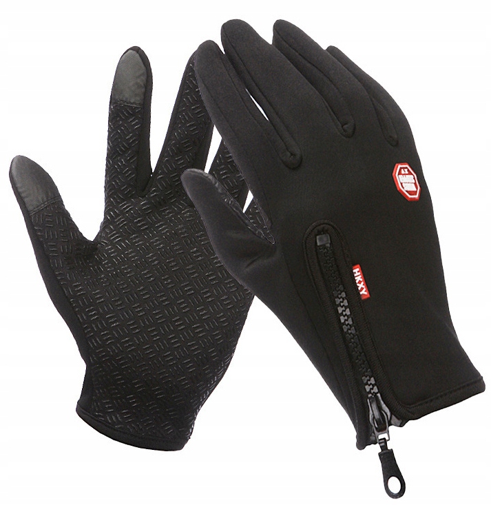 RĘKAWICZKI SPORTOWE WODOODPORNE DOTYKOWE ROWEROWE Rozmiar XL