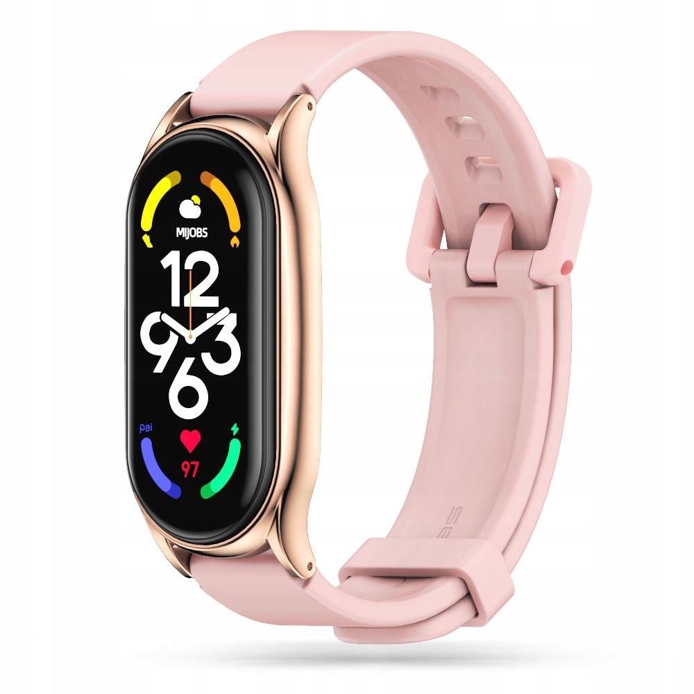 

Pasek Opaska do Xiaomi Mi Band 7, Rose Gold Różowy