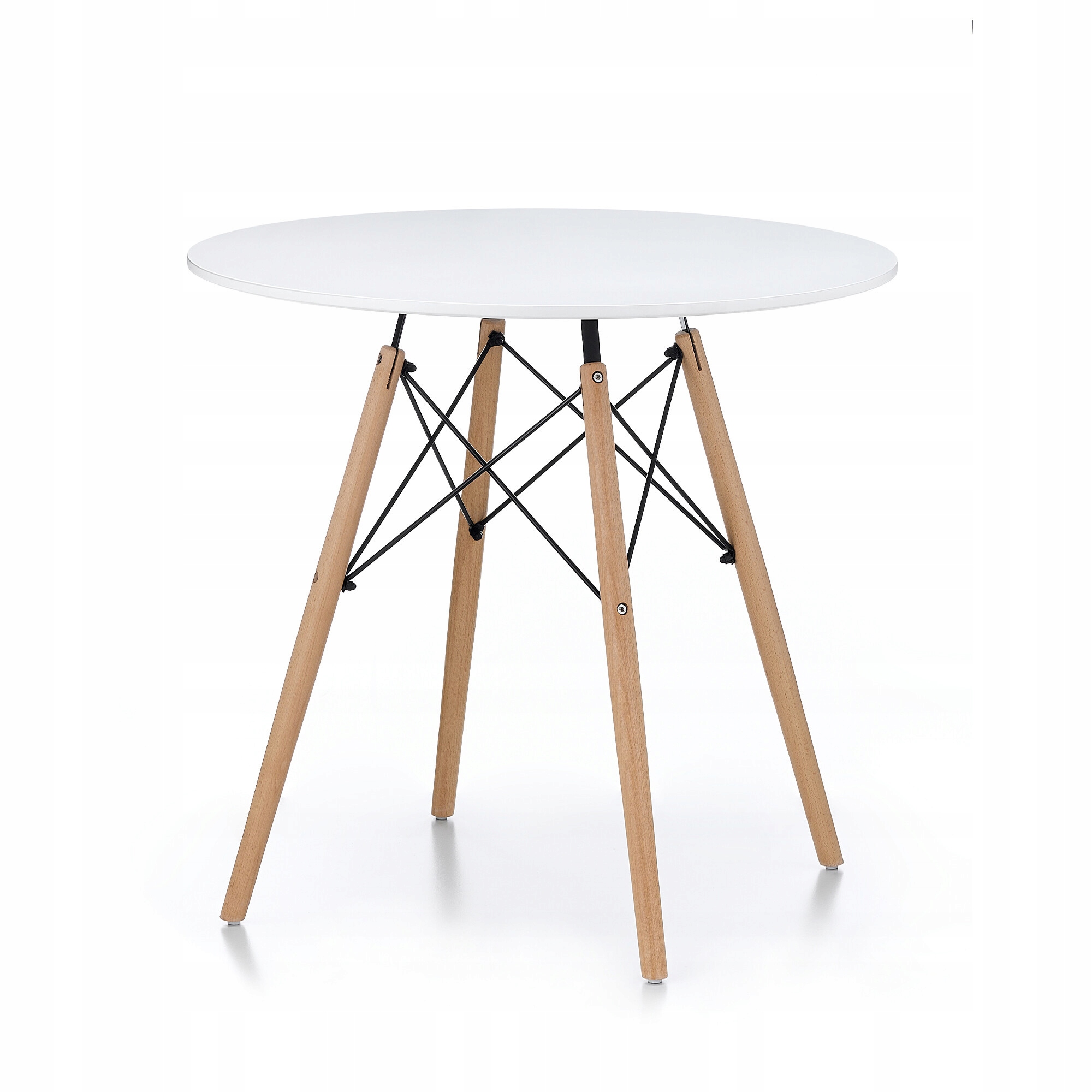 Aga Jídelní stůl 80 cm Bílý