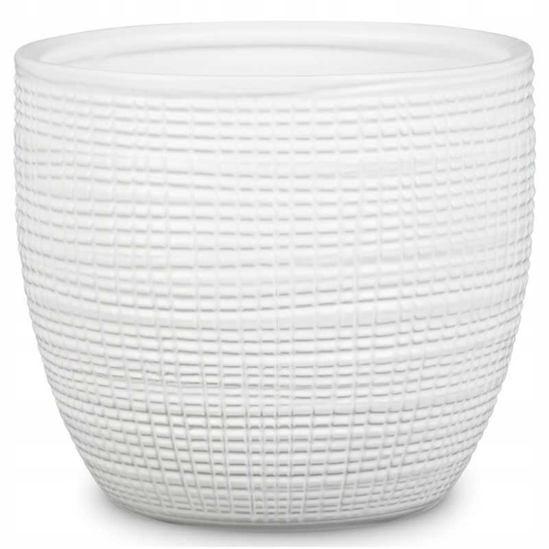 

Biała osłonka doniczka Scheurich