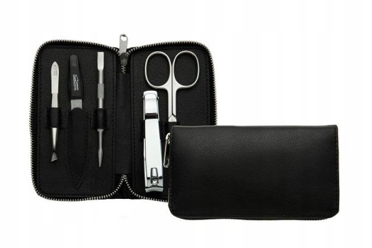 Pánská Manikúrní Sada Dukas Black Zipper 6 Dílů Premium Line