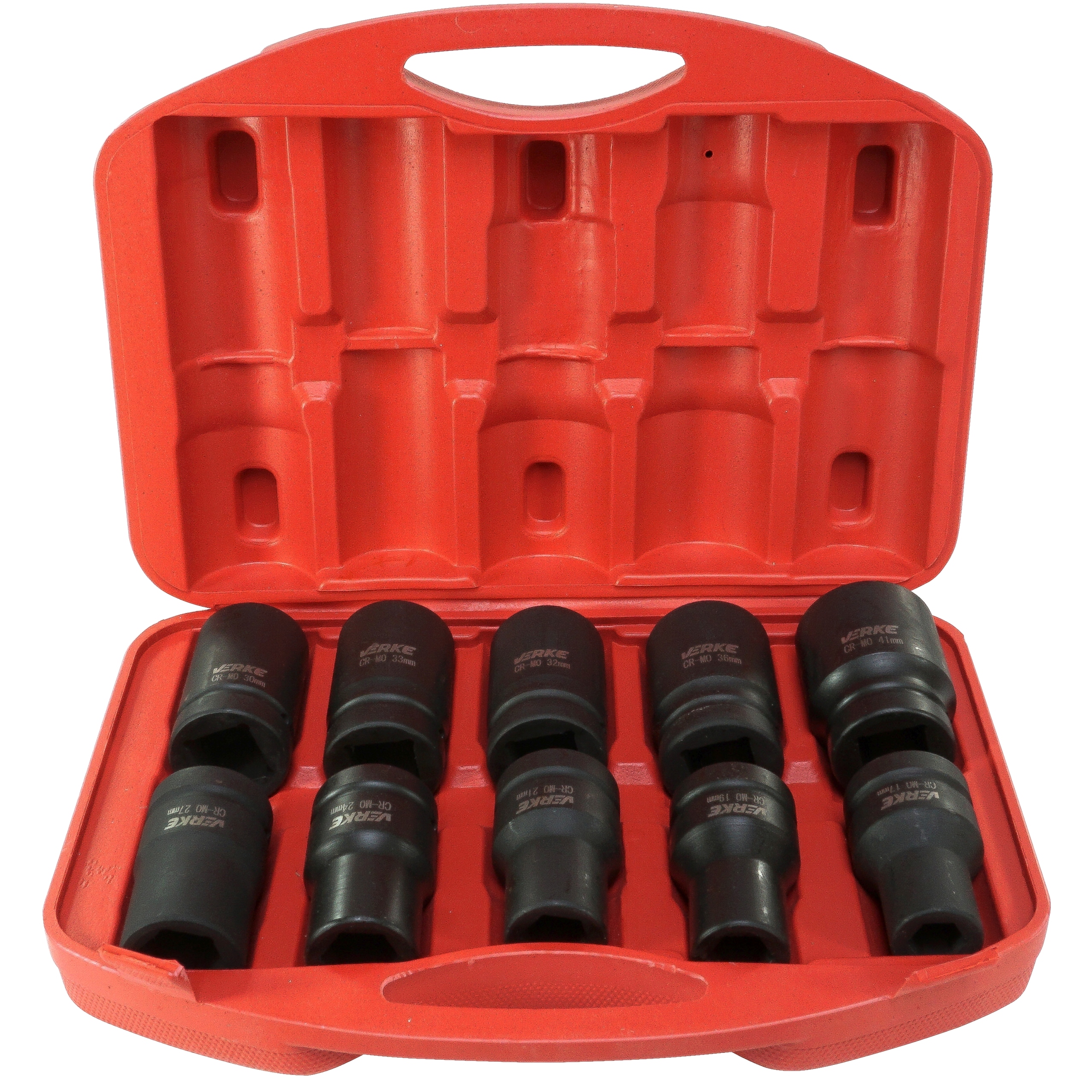 Nasadki Udarowe klucze nasadowe 1" Cal 10el 17-41mm