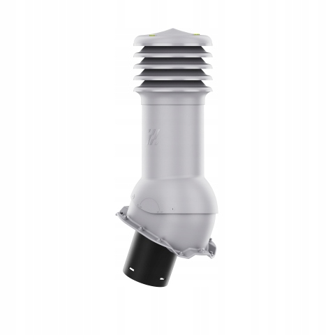Kominek HiVent 150 pro trapézový plech T14 Ral 7036 Světle šedý