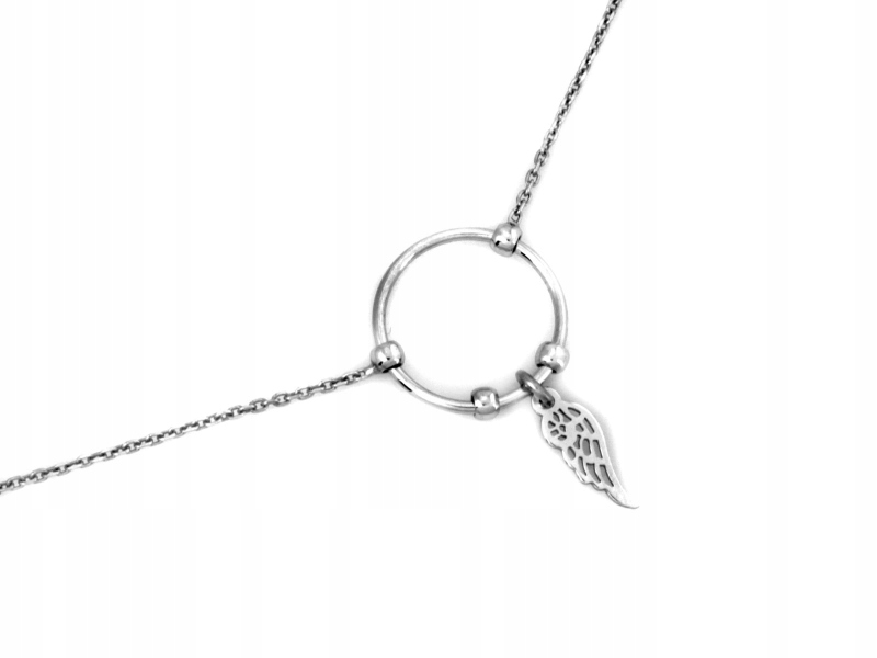 Stříbrný náhrdelník pr 925 s motivem křídel 2.22 g pro ženy jako dárek