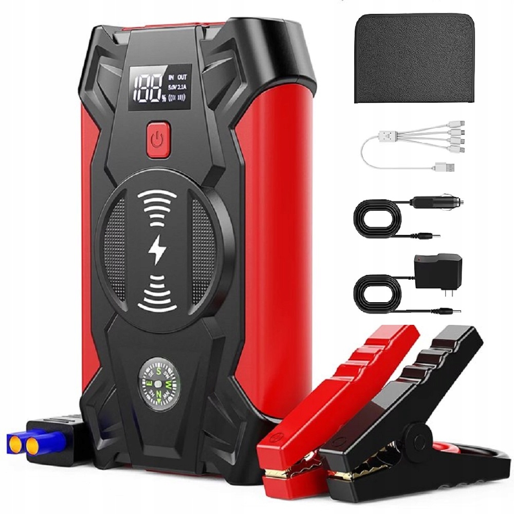 Rychlý Power Banka Booster Výkonný Startovací Napájecí Bezpečný 12V 20000mAh